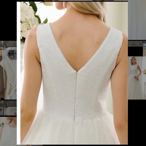 Tea length wedding dress - Picture 4 of 4